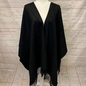 Brooks Brothers Wool/Cashmere Fringe Wrap